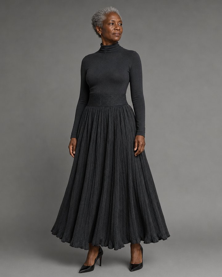 Rachel | Robe Maxi Taille Haute