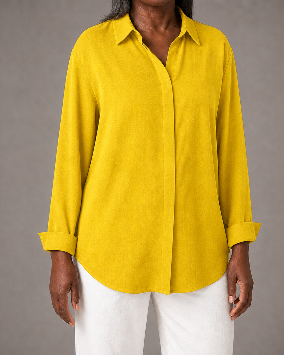Raewyn™ | Classic Hidden Button Front Blouse