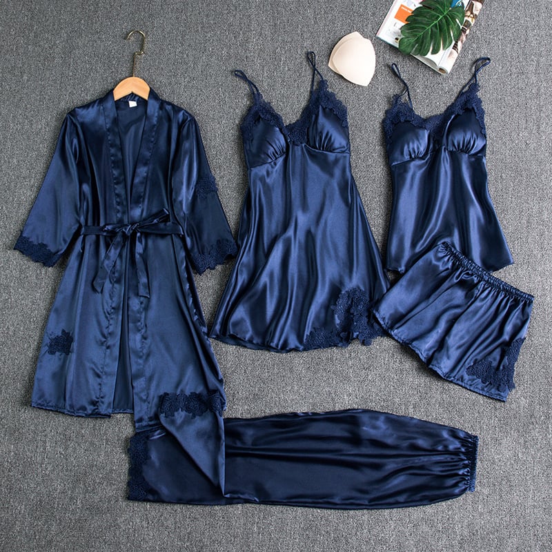 Rebecca five-piece set in blue
