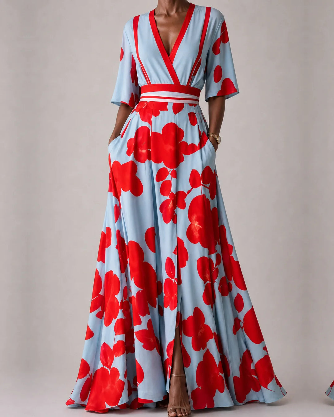 Yael | Chic Floral Print Dress