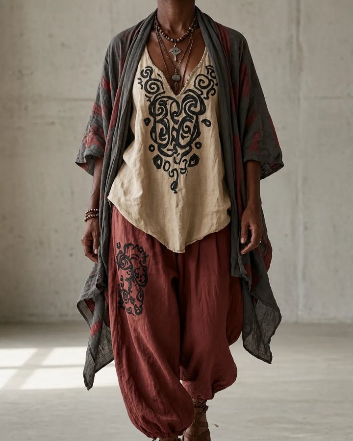 Mirabelle | Vintage Embroidered 3-Piece Set
