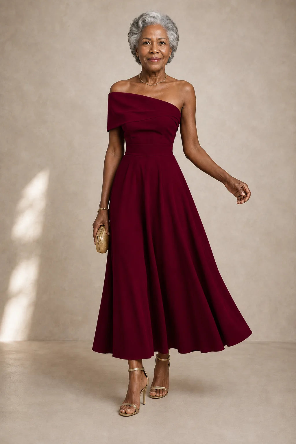 Oyinda | Graceful Sweeping Maxi Dress