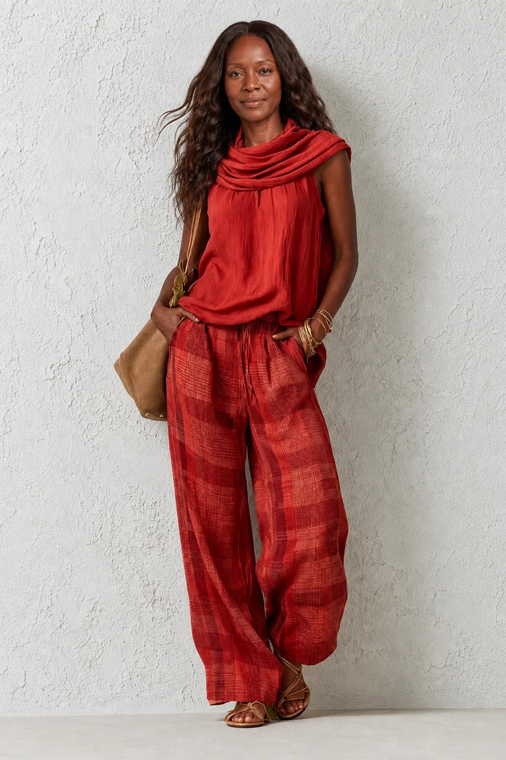 Ebun | Relaxed Wide-Leg Two Piece Set