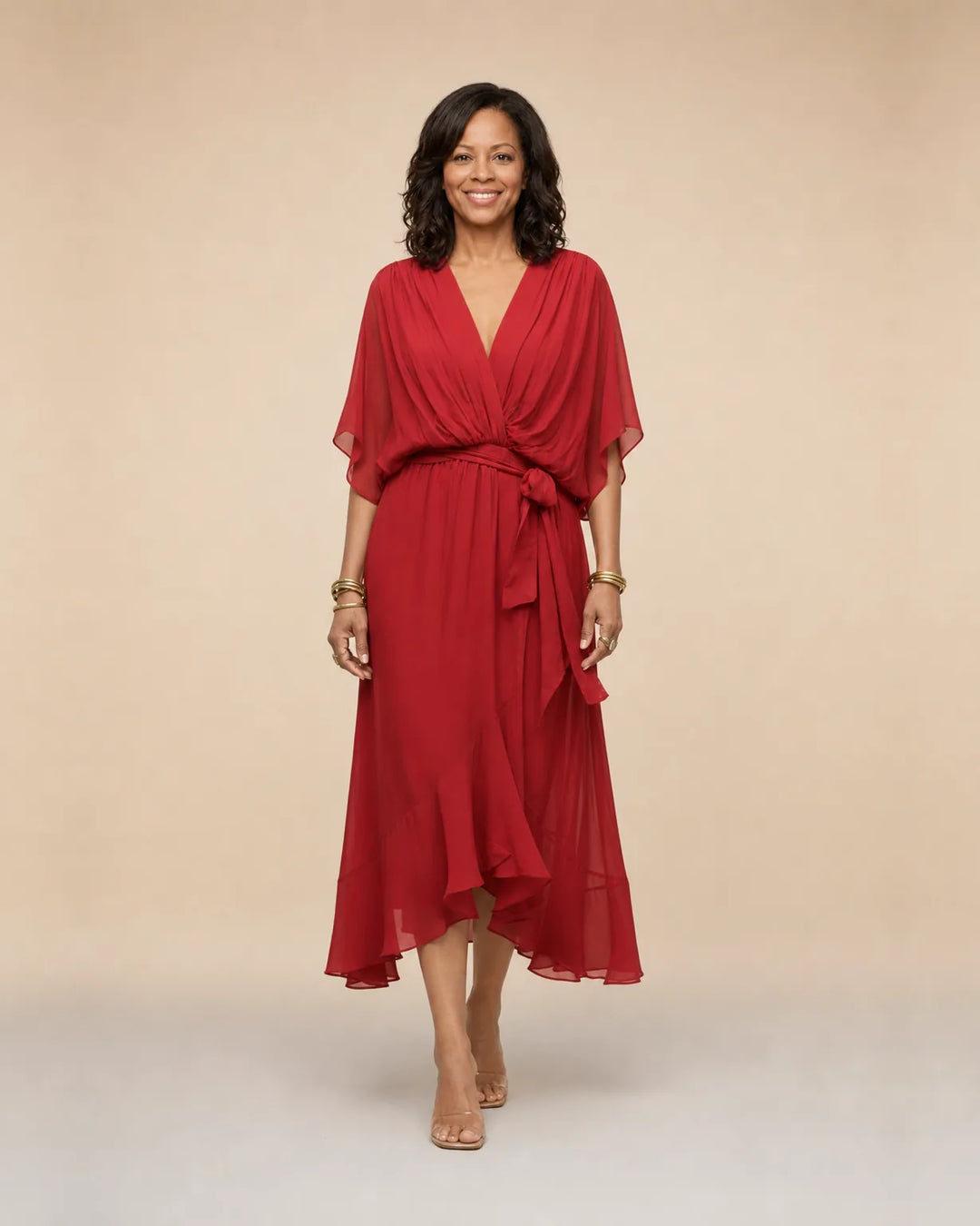 Monica | V-neck dress