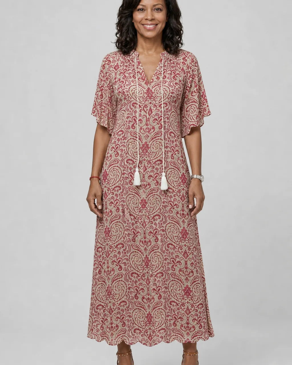 Aaliyah | Boho Vintage Summer Maxi Dress