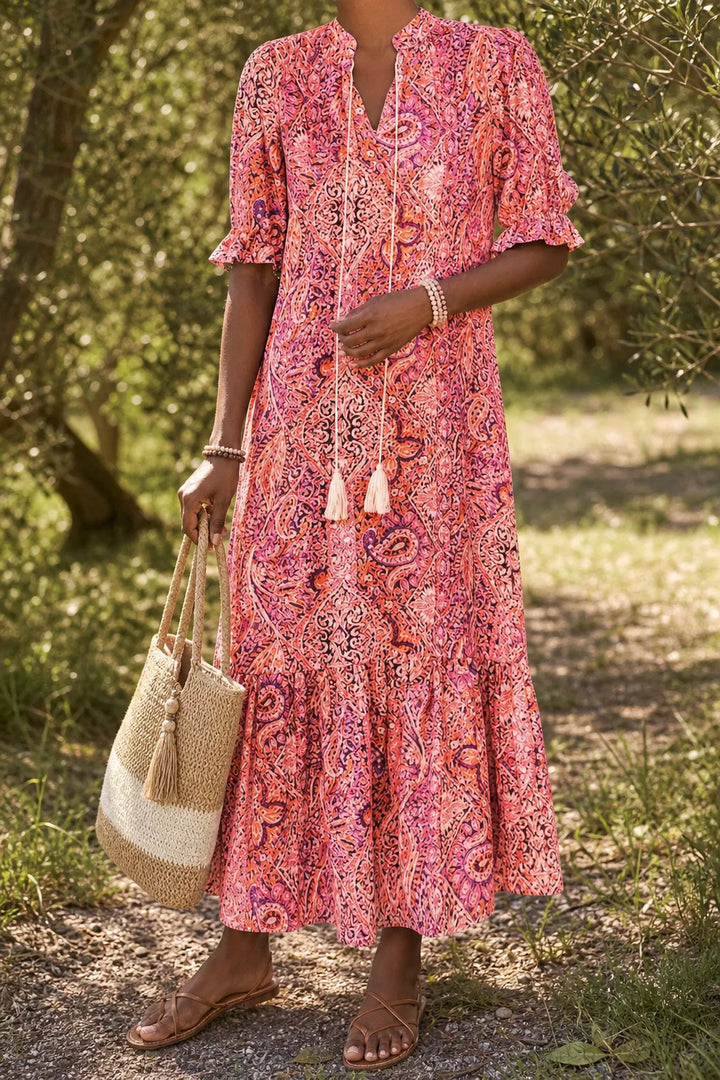 Sylvie | Bohemian Tiered Maxi Dress