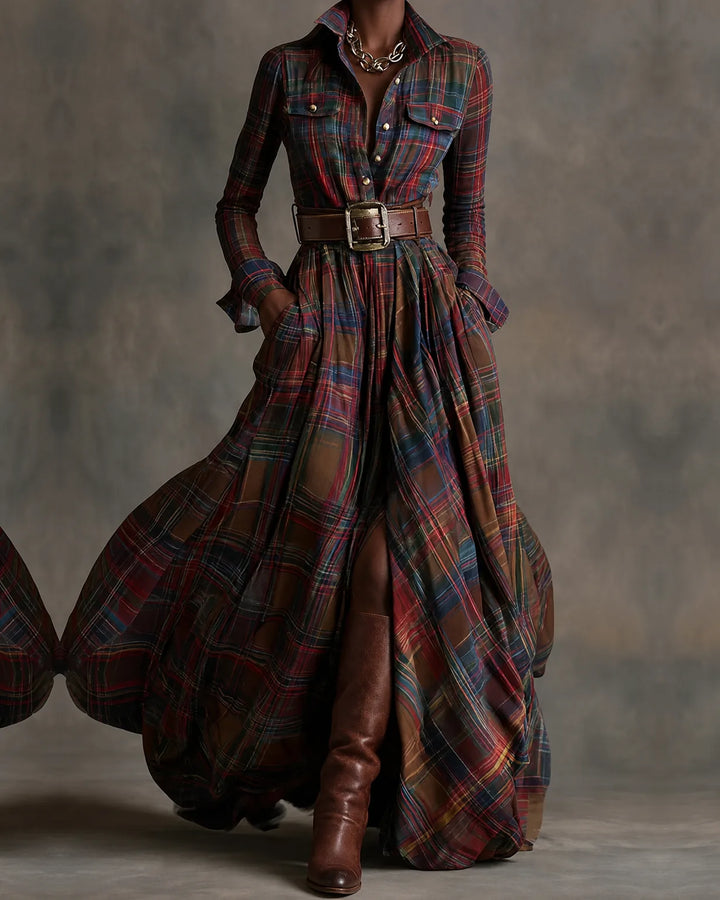 Scarlett | Belted Shirt Dress