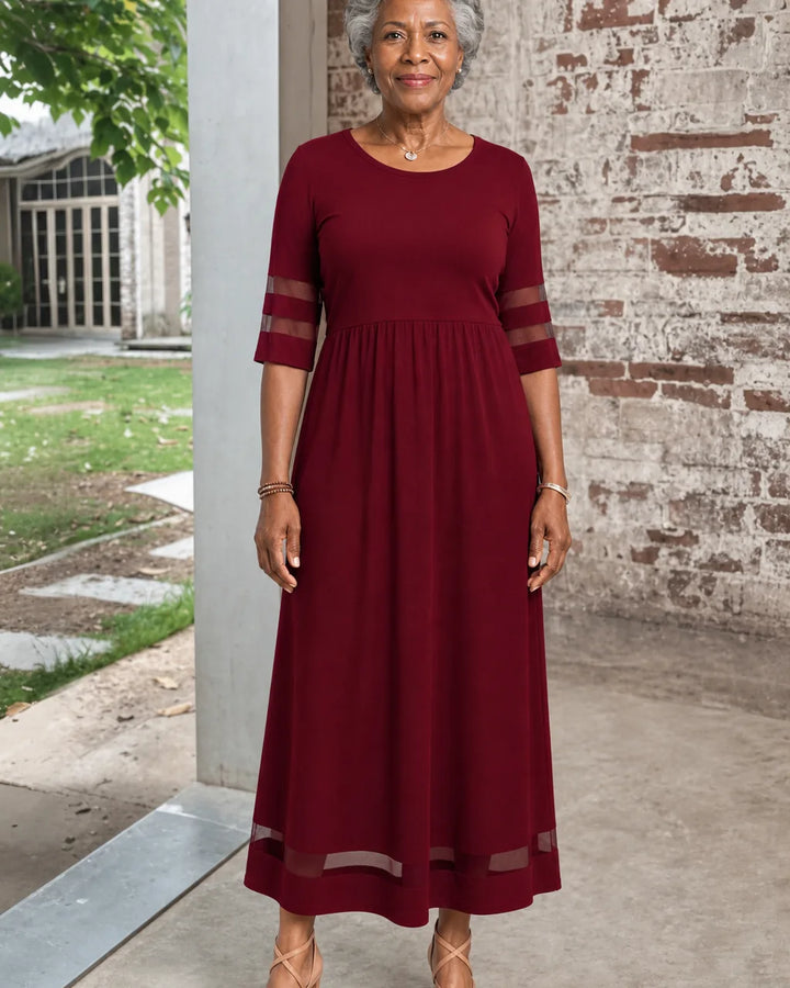 Maya | – Flattering Tummy-Smoothing Midi Dress