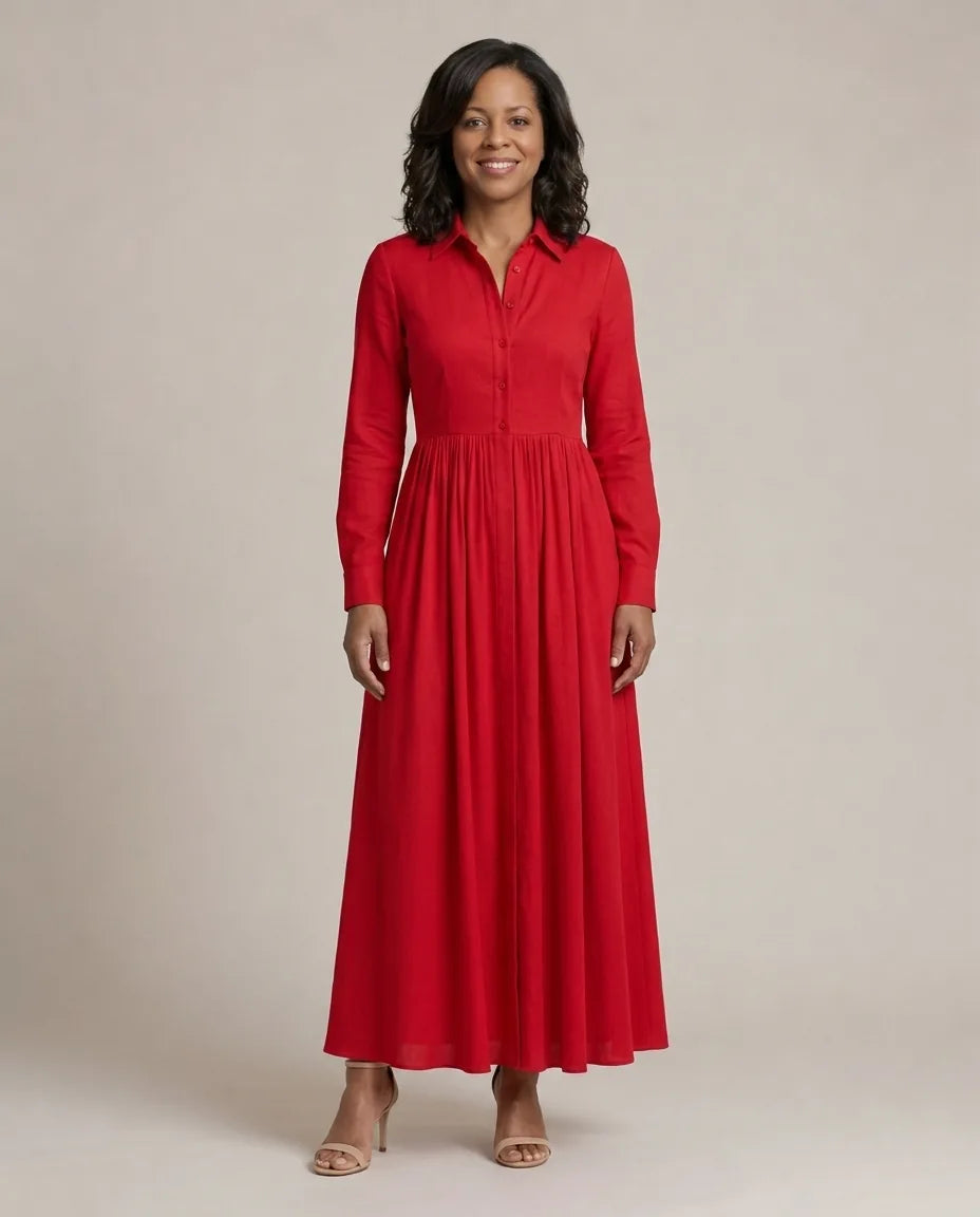 Lioren | Soft Flow Maxi Dress