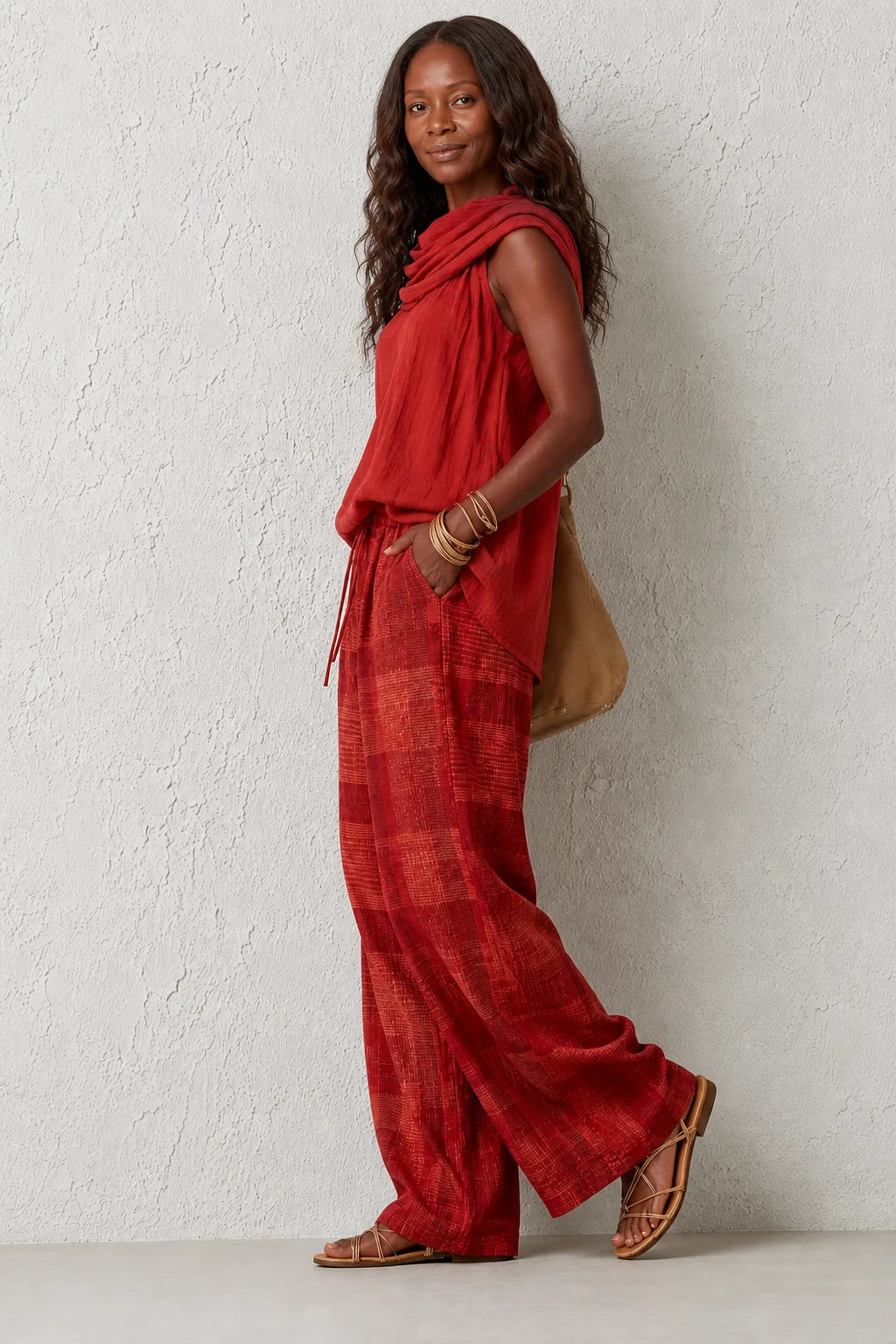 Ebun | Relaxed Wide-Leg Two Piece Set