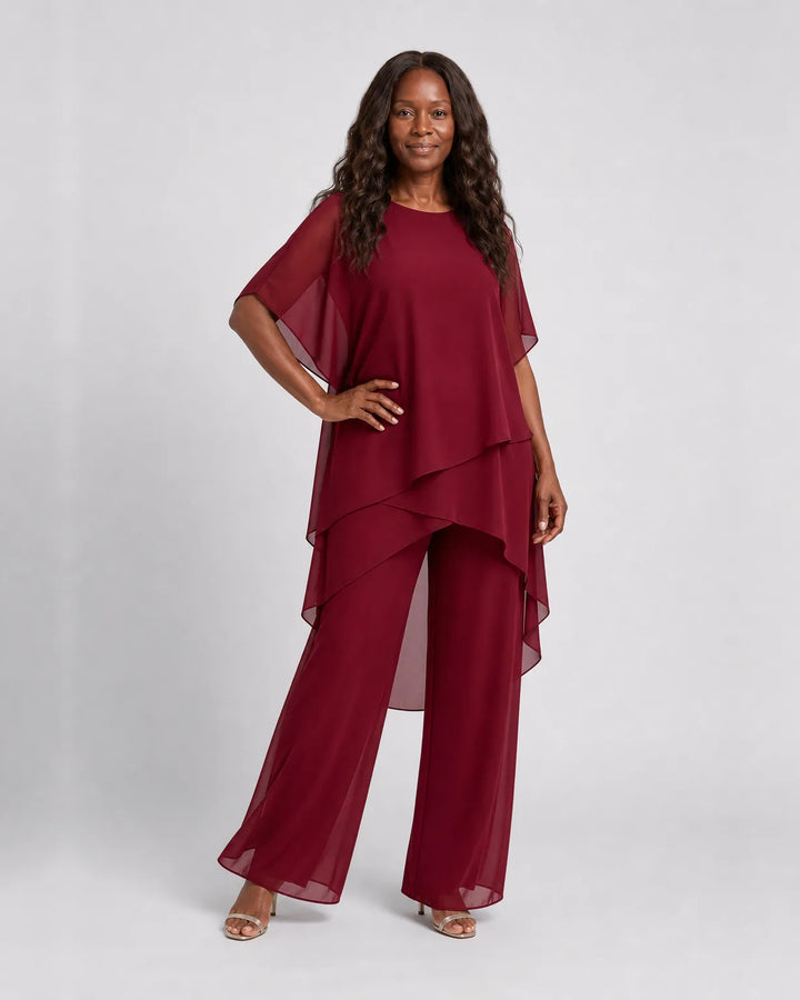 Roxina | Elegant Evening Party Pant Set