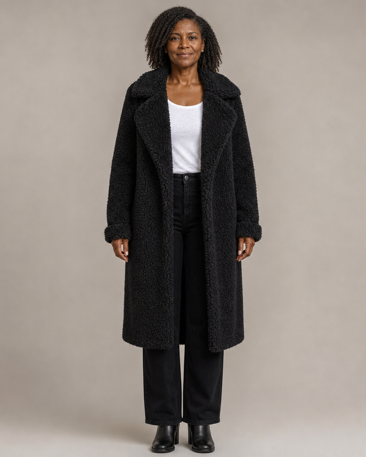 Relaxed | Longline Minimalist Winter Coat for Women
