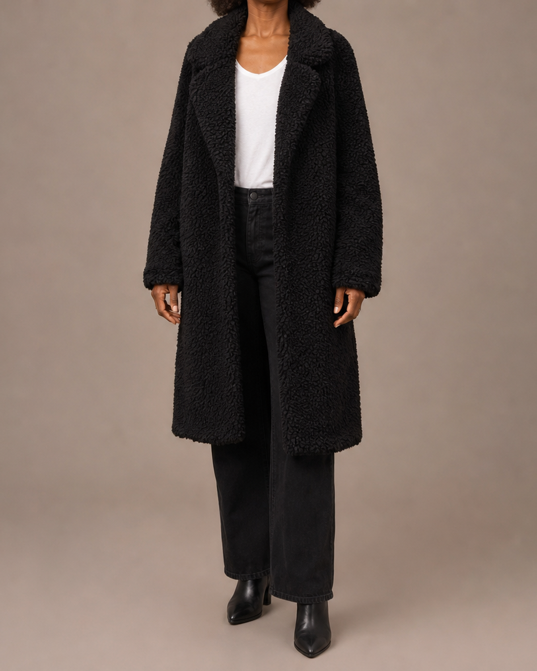 Relaxed | Longline Minimalist Winter Coat for Women