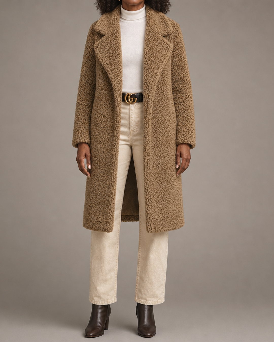 Relaxed | Longline Minimalist Winter Coat for Women