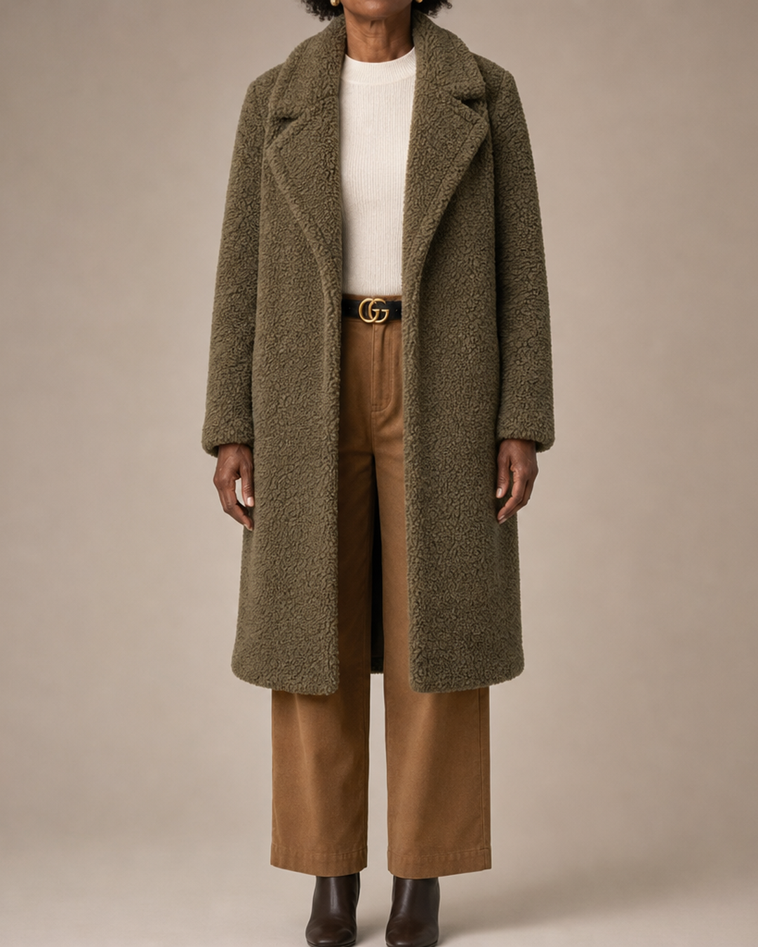 Relaxed | Longline Minimalist Winter Coat for Women