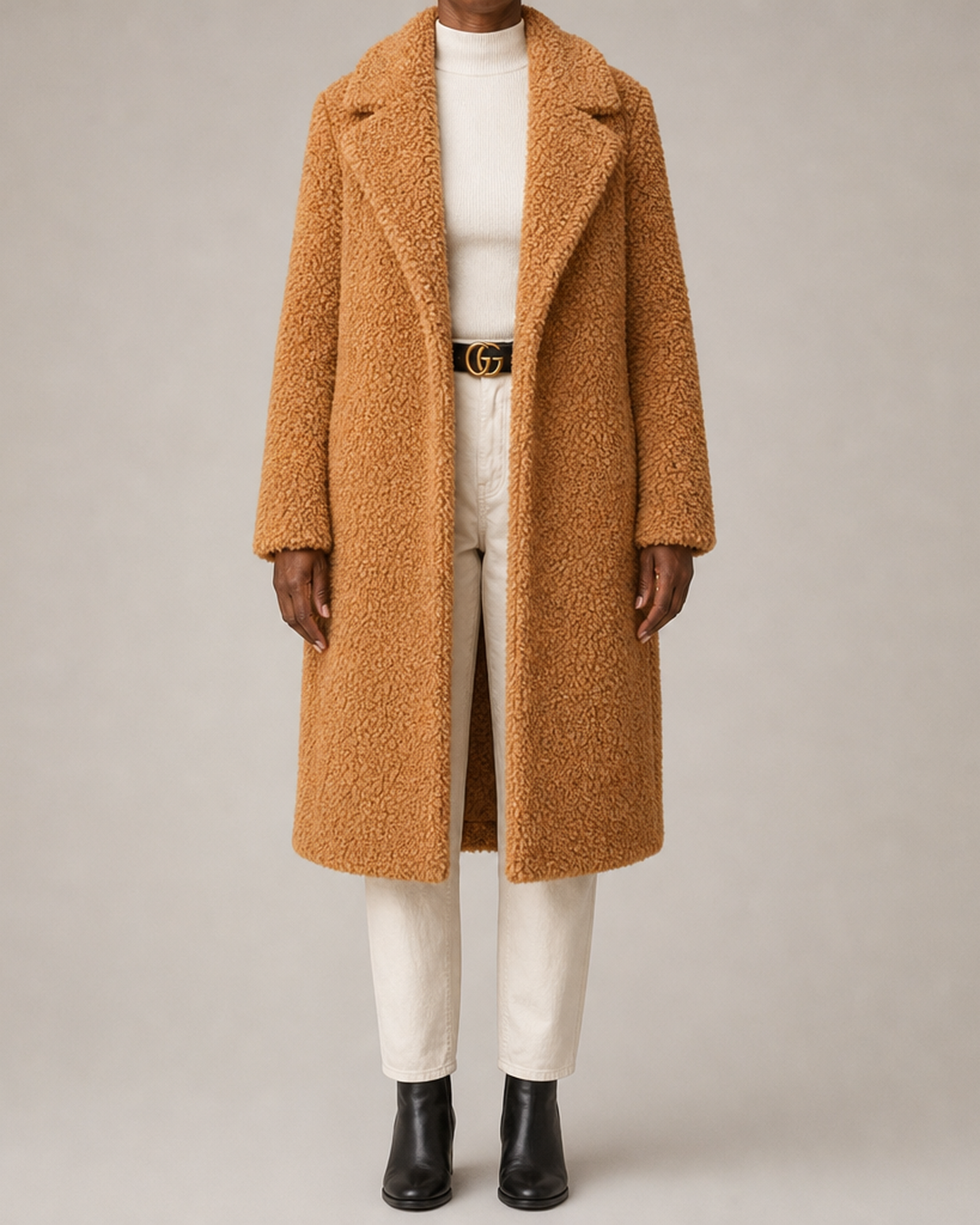 Relaxed | Longline Minimalist Winter Coat for Women