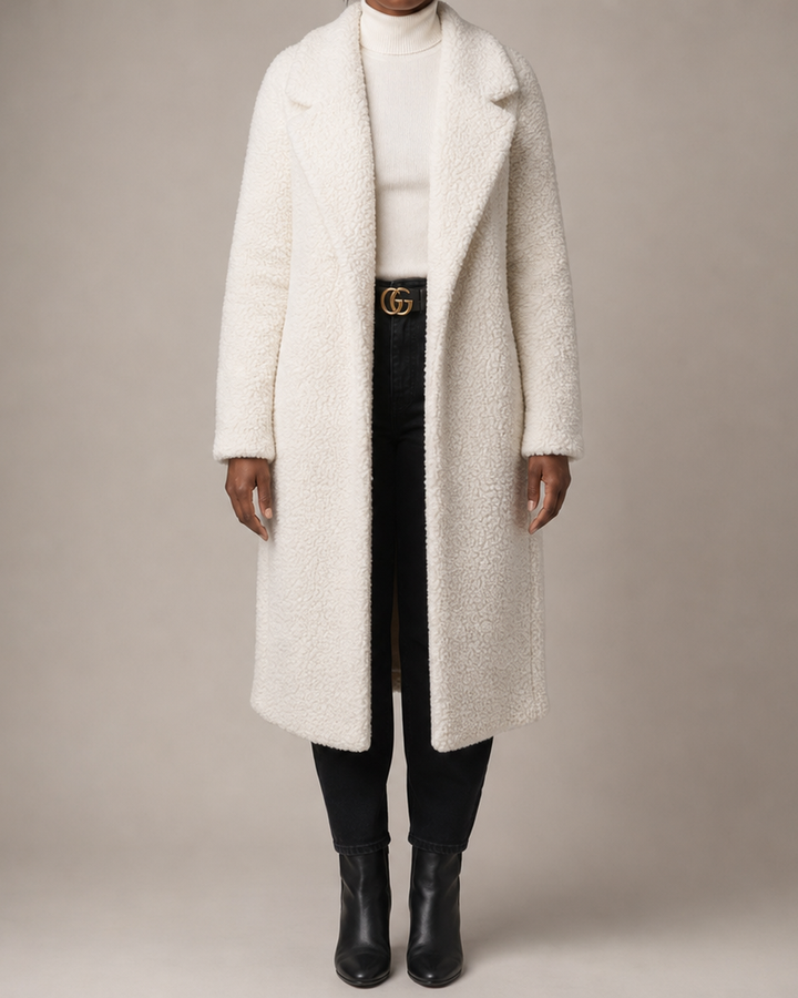 Relaxed | Longline Minimalist Winter Coat for Women