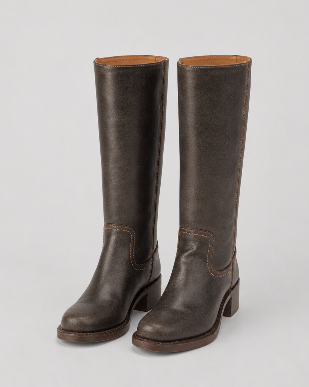 Rhonda | Leather Tall Boots