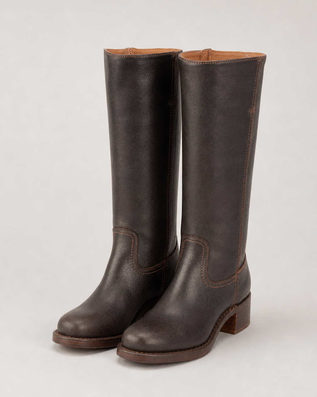 Rhonda | Leather Tall Boots