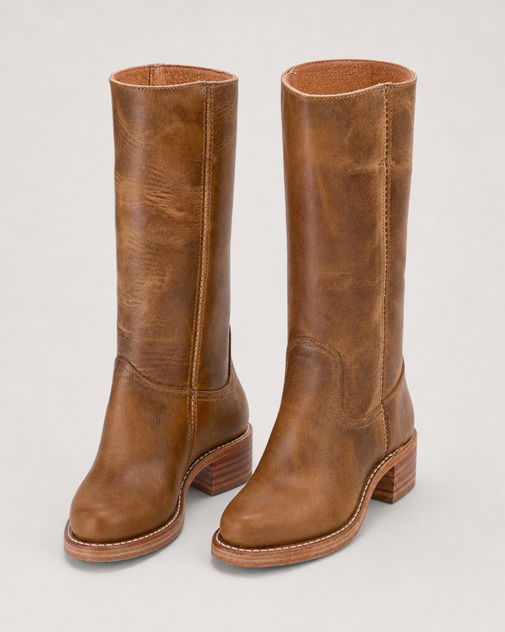 Rhonda | Leather Tall Boots