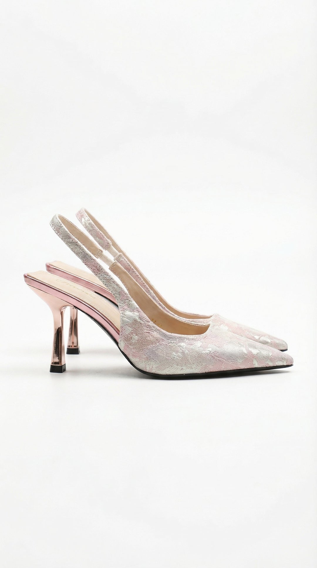 Serafina | Floral Lace Heeled Sandals