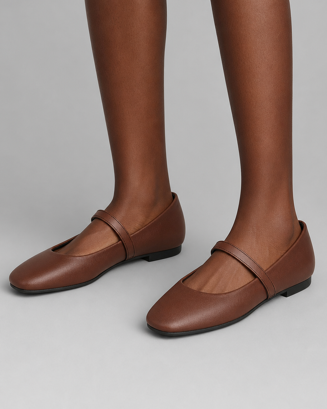 Hope | Square-Toe Mary Jane Flats