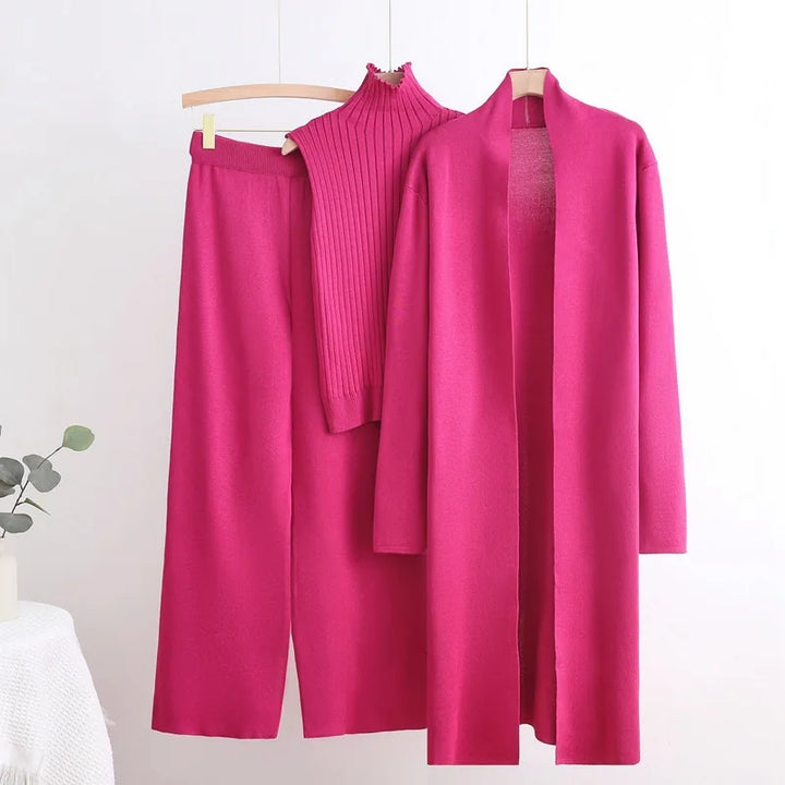 Kamora | Three-Piece Knit Set