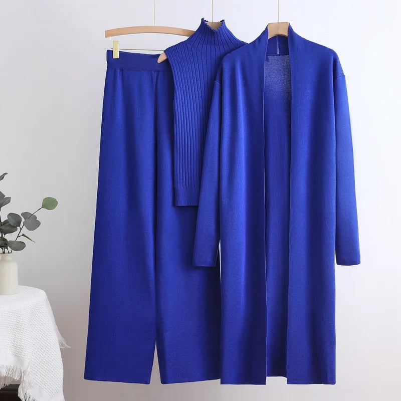 Kamora | Three-Piece Knit Set