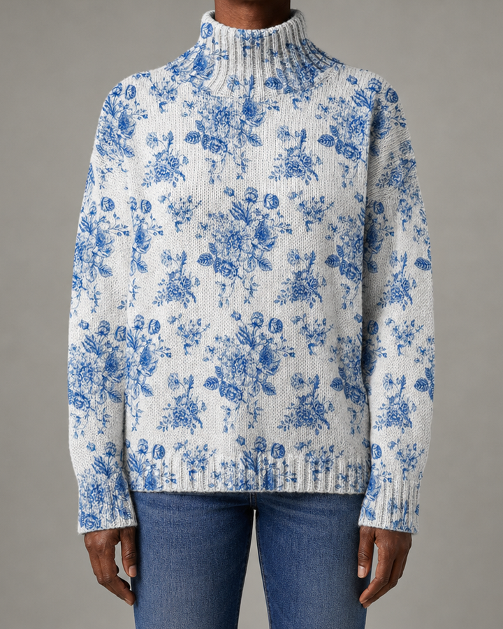 Ruby | Blossom Turtleneck Sweater