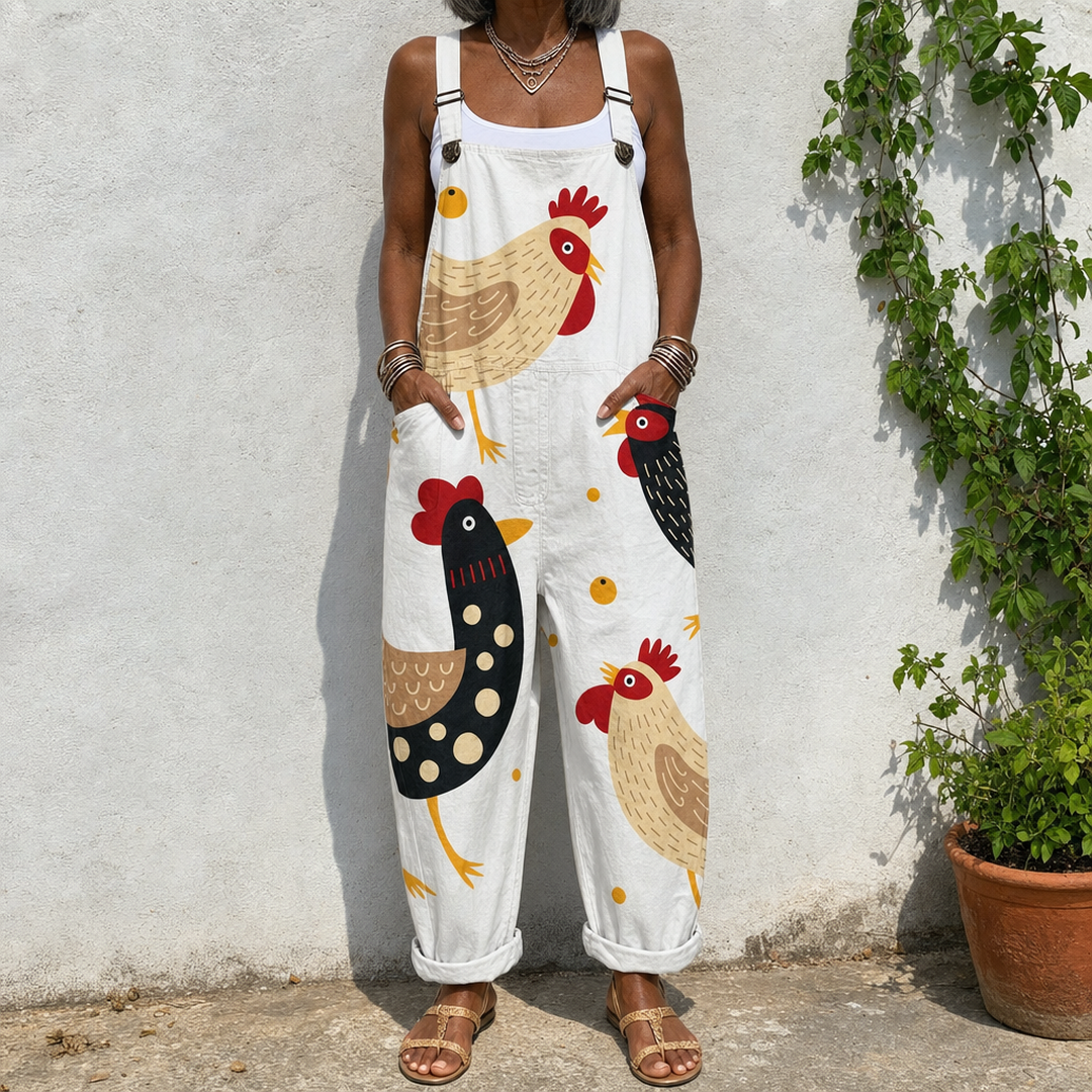 Mariama | Rustic Rooster Overalls
