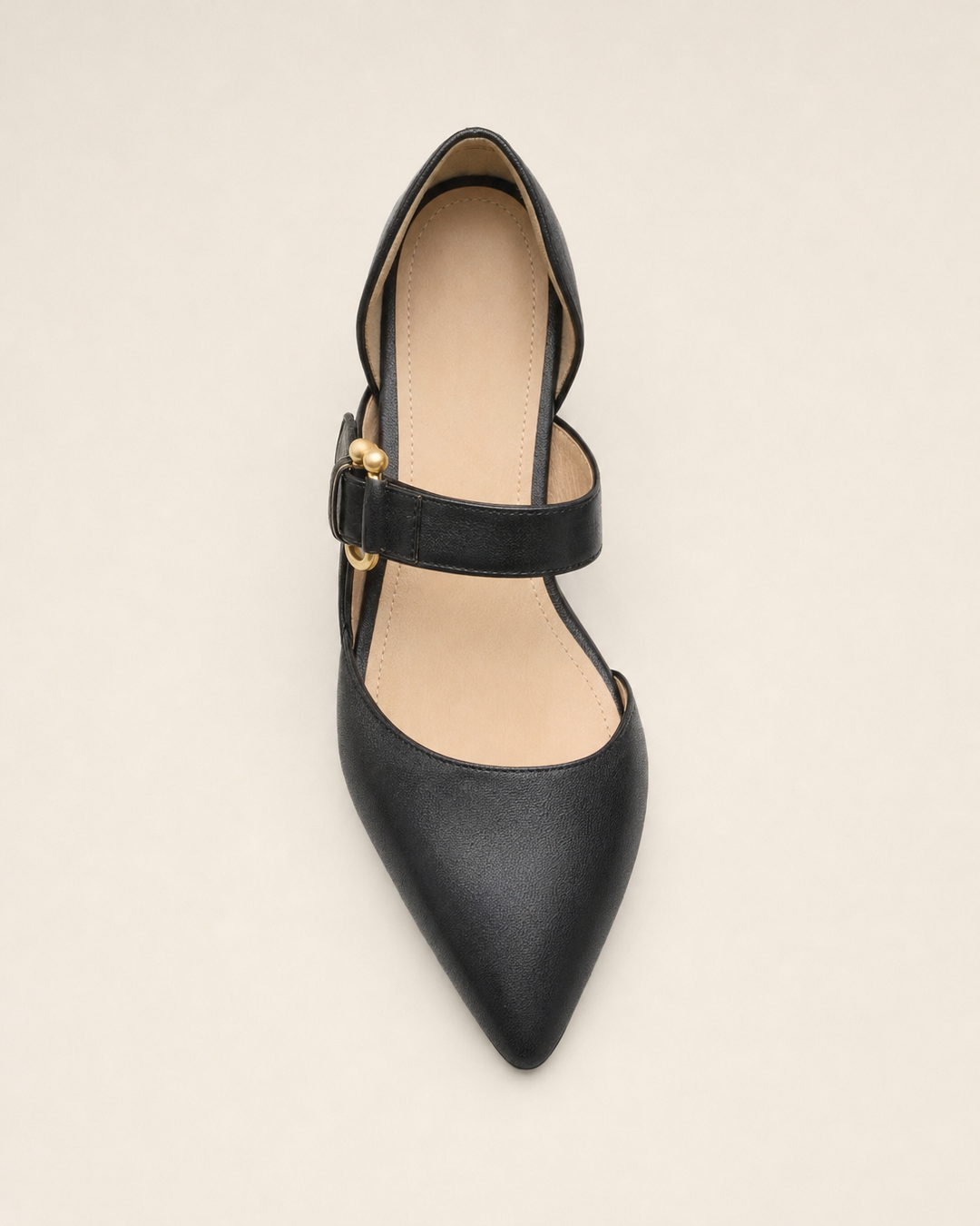 Ruth | Low Heel Back Strap Pumps