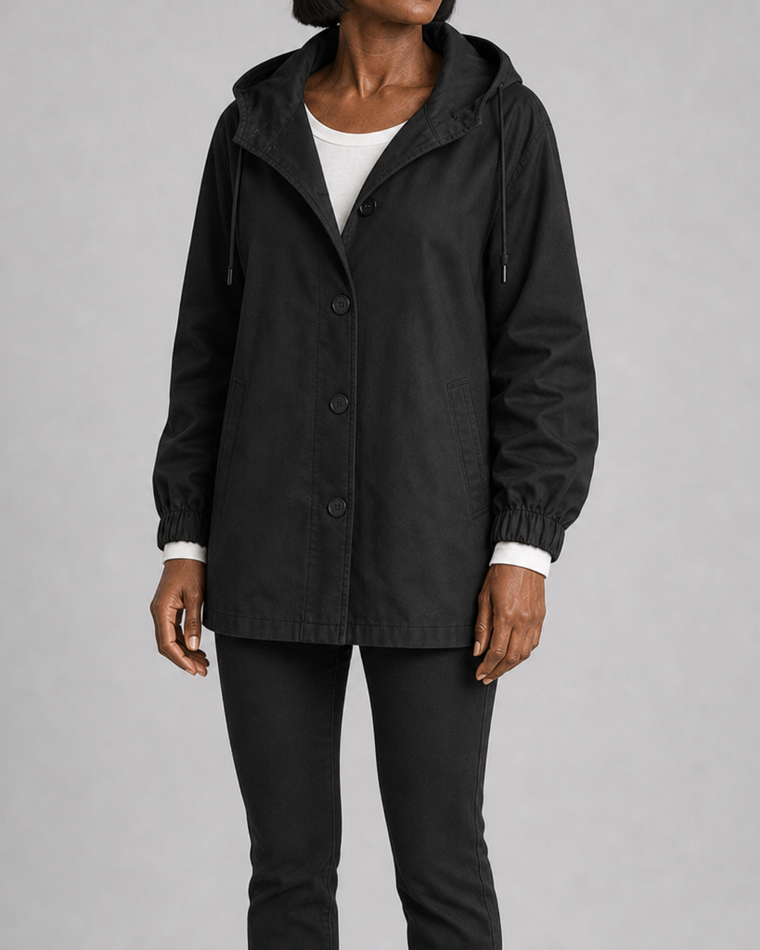 Elaine | Hooded Relaxed-Fit Long Trench Coat