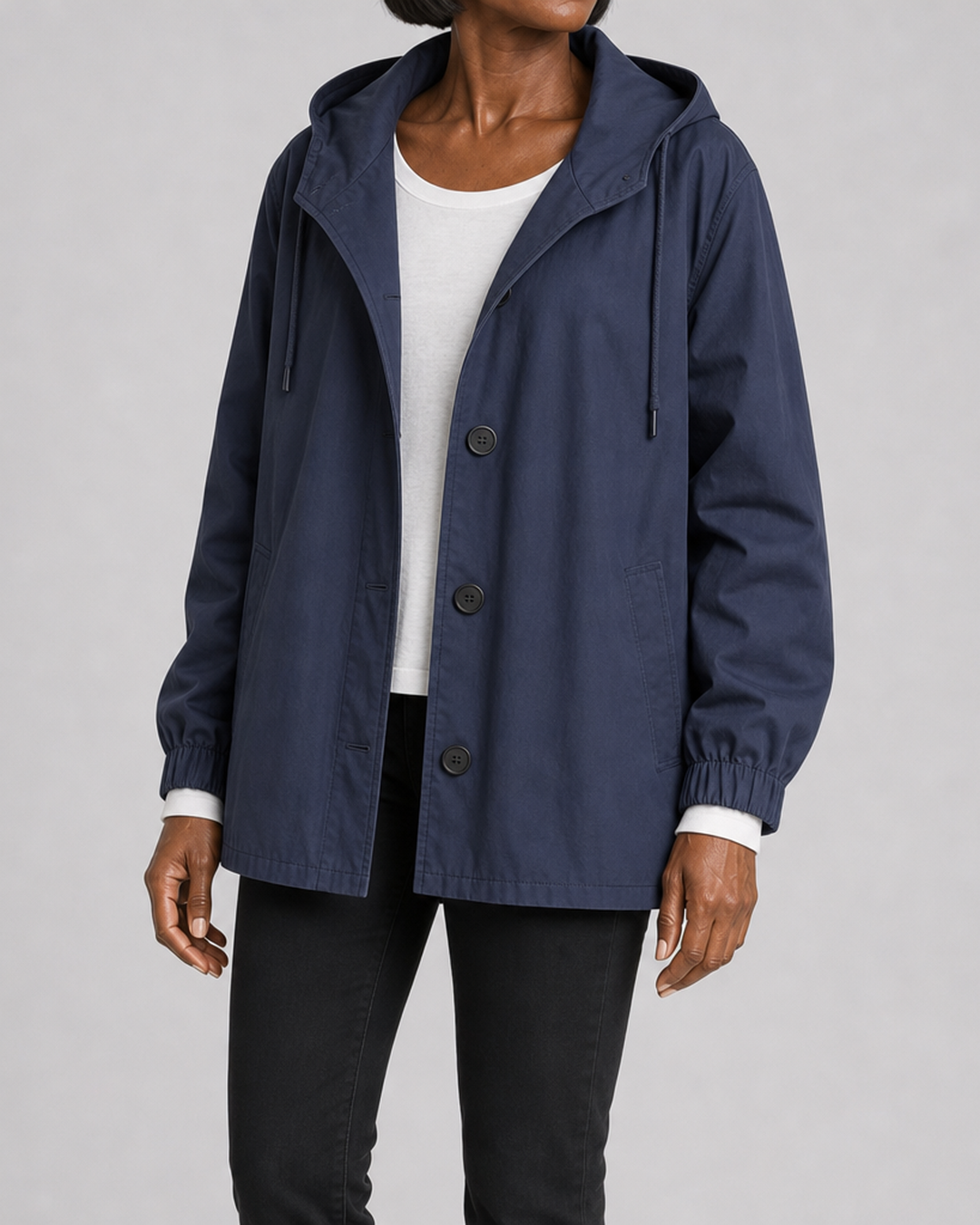 Elaine | Hooded Relaxed-Fit Long Trench Coat