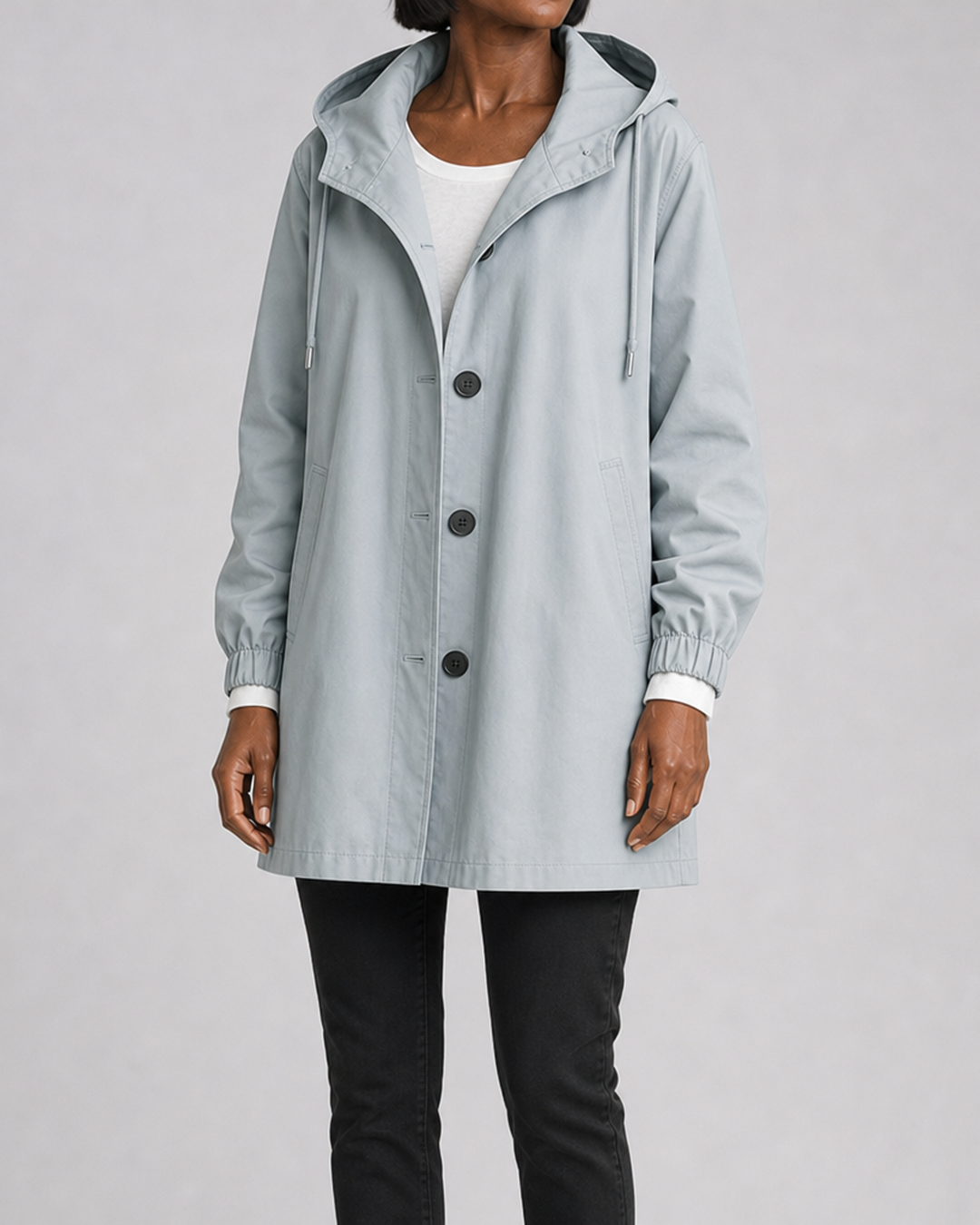 Elaine | Hooded Relaxed-Fit Long Trench Coat