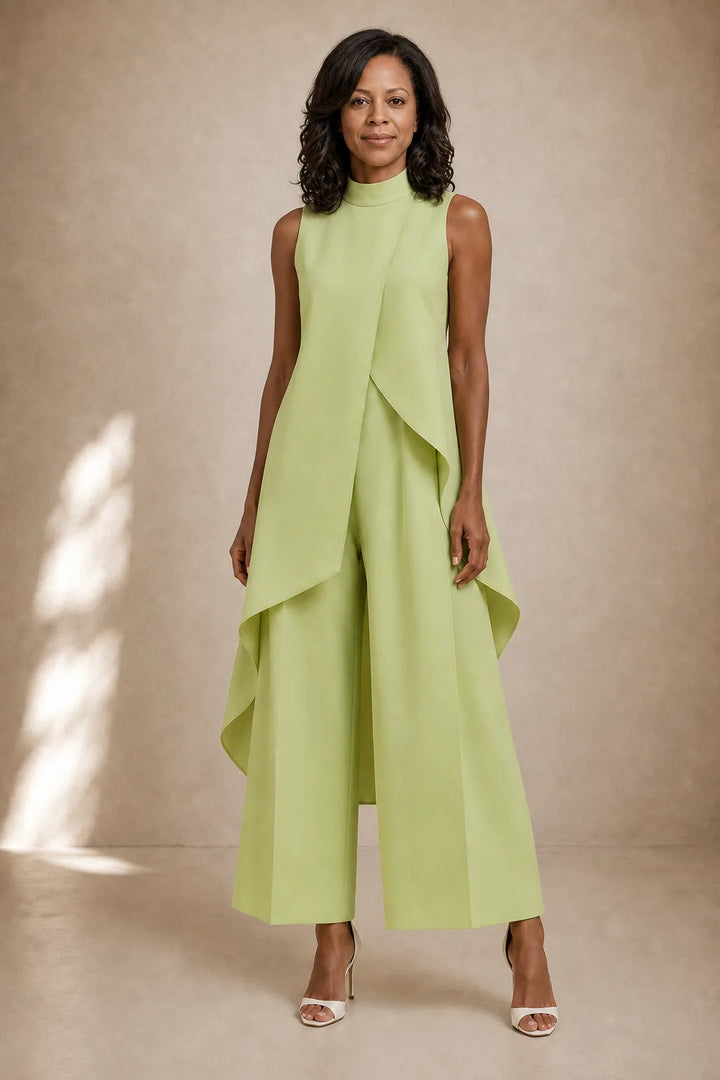 Efe | Sculpted High-Neck Jumpsuit