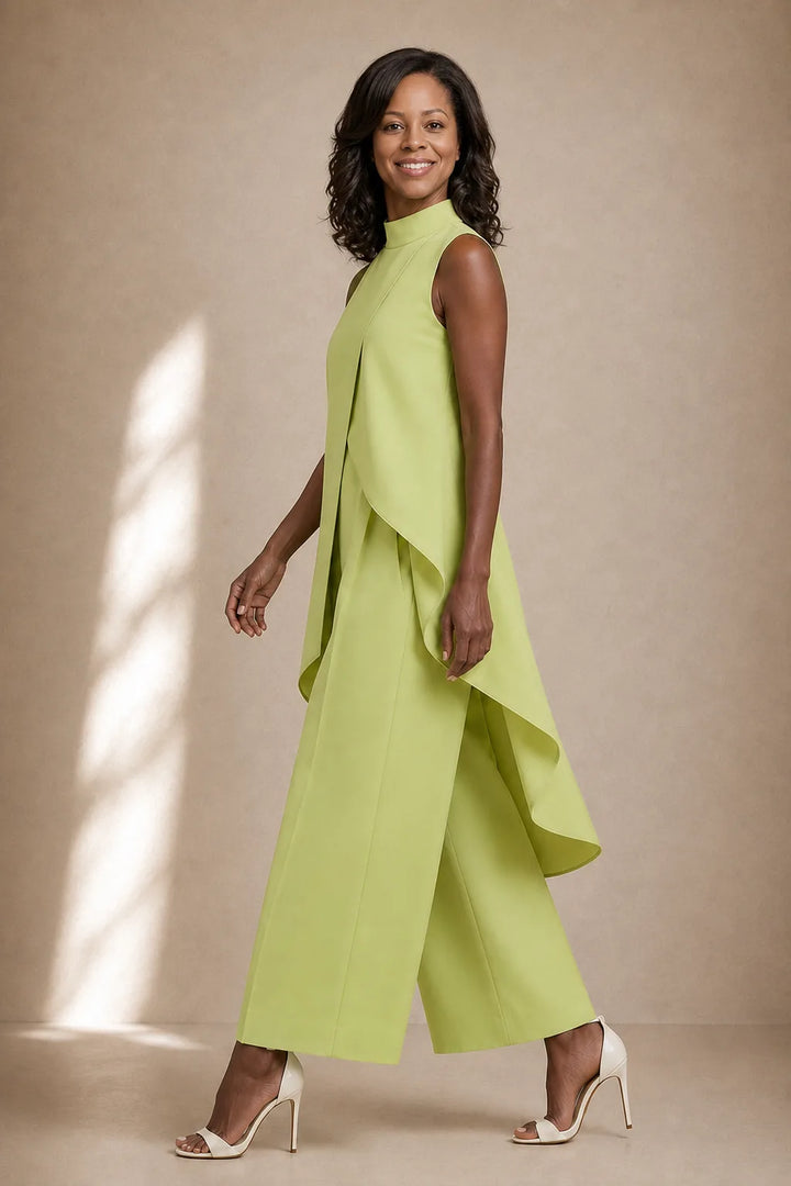 Efe | Sculpted High-Neck Jumpsuit