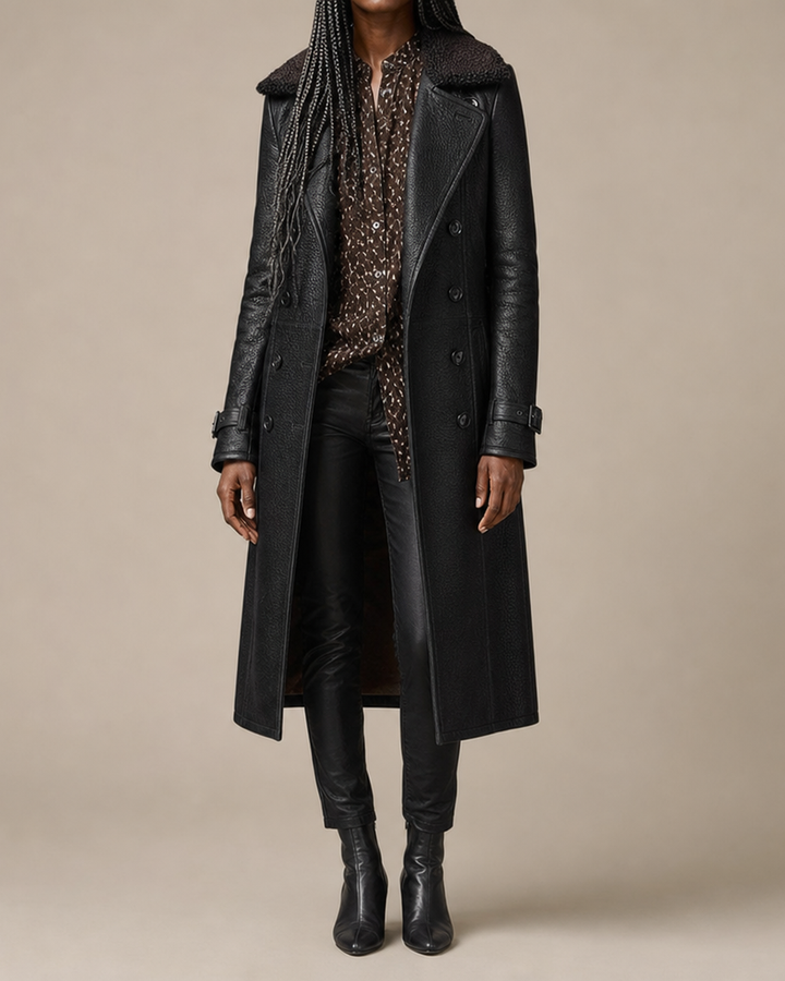 Josephine | Double-Breasted Structured Trench Coat
