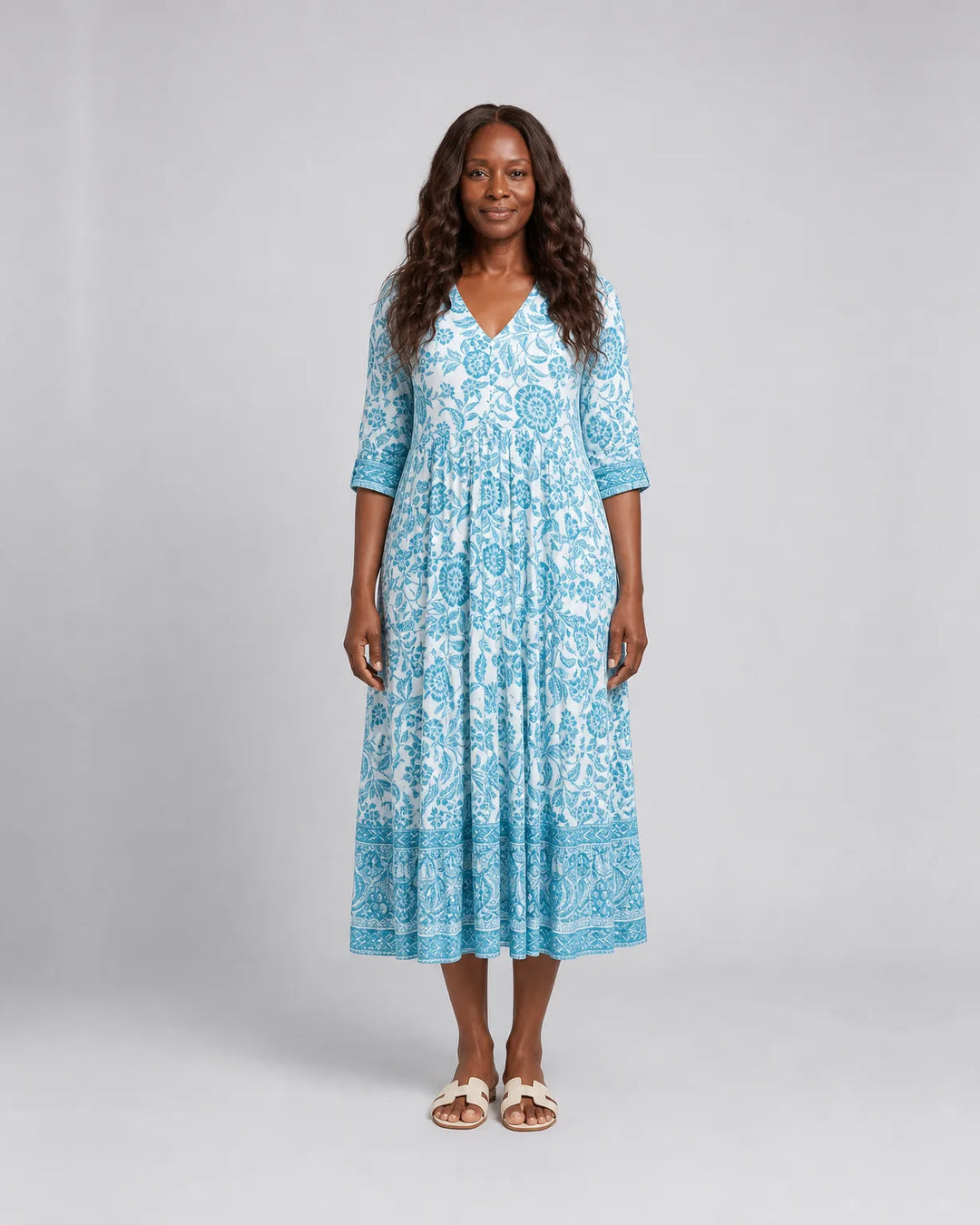 Keisha | Graceful V-Neck Floral