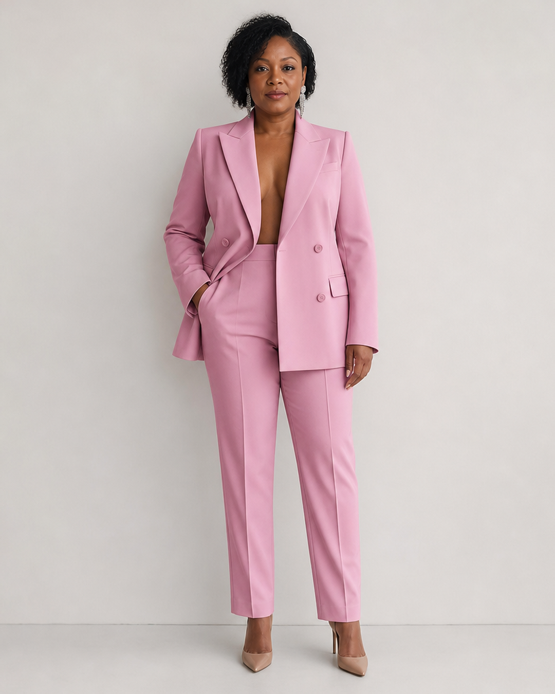 Sofia | Blazer & High Waist Pants Set