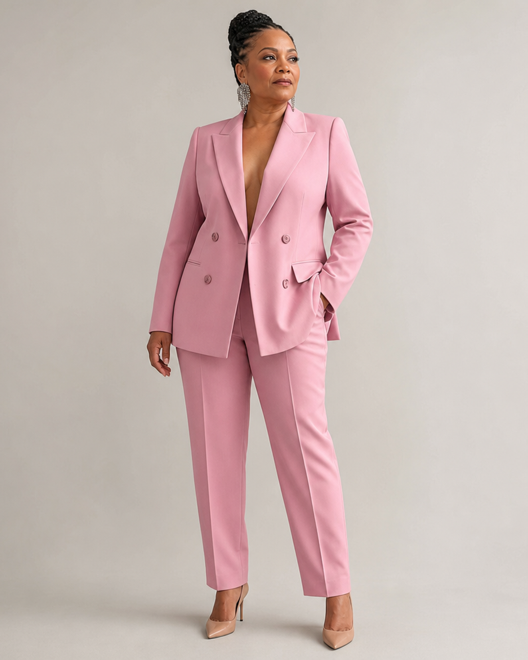 Sofia Blazer & High Waist Pants Set