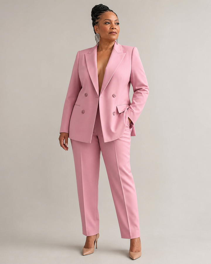 Sofia Blazer & High Waist Pants Set