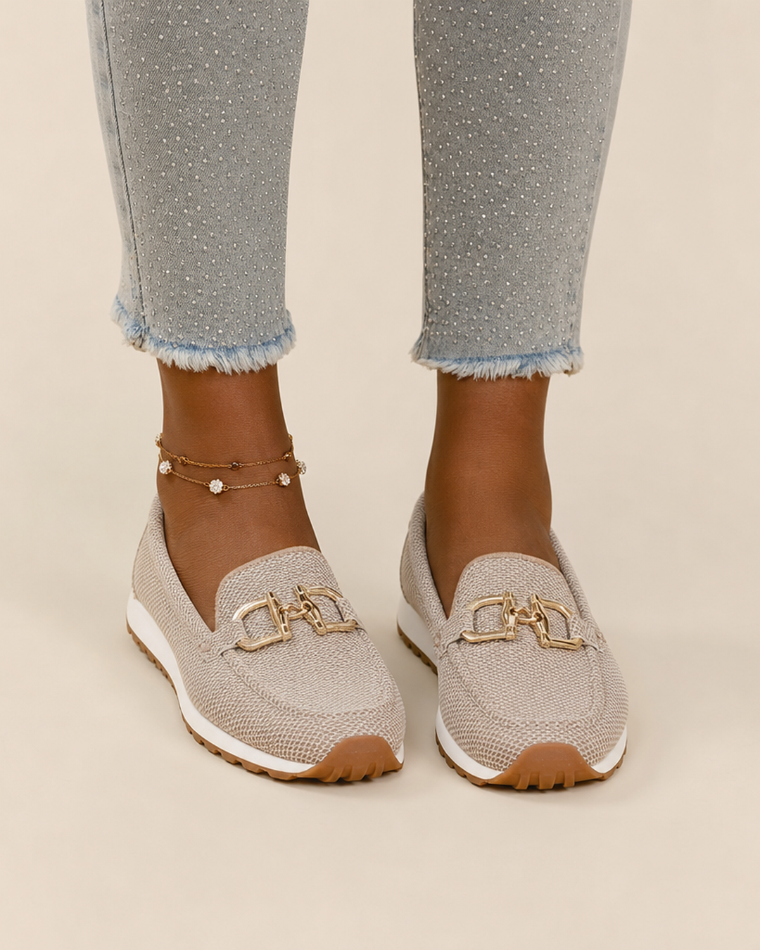 Sophie | Comfort Loafers with Gold Detail