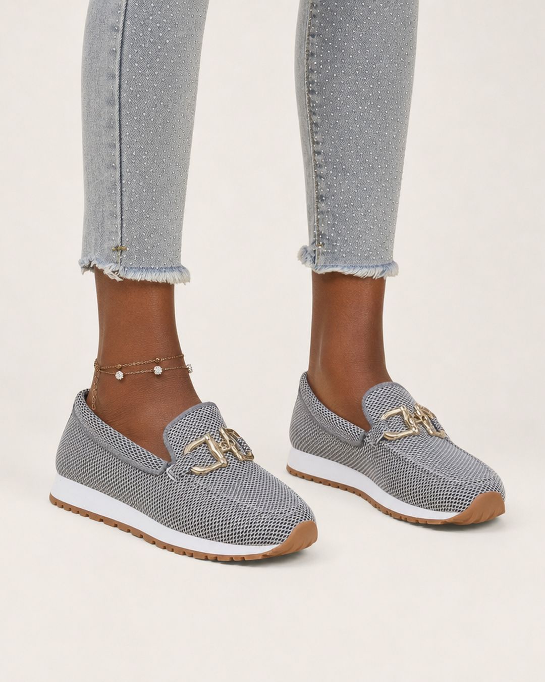 Sophie | Comfort Loafers with Gold Detail