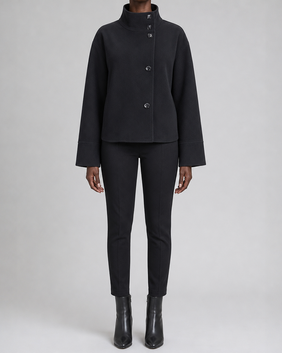 Stand | Collar Women's Pea Coat