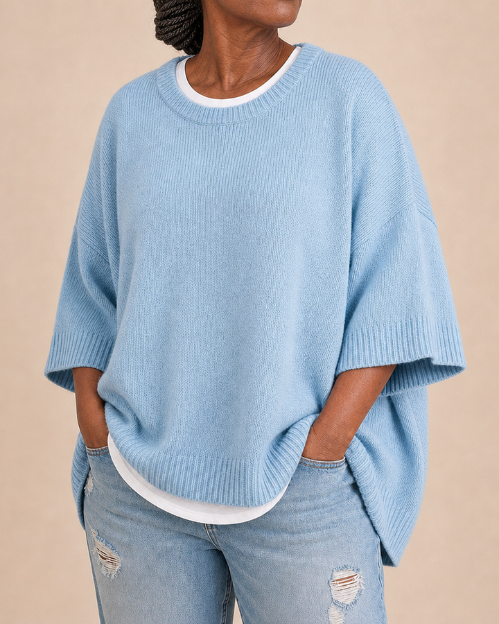 Iva | Knitted Poncho