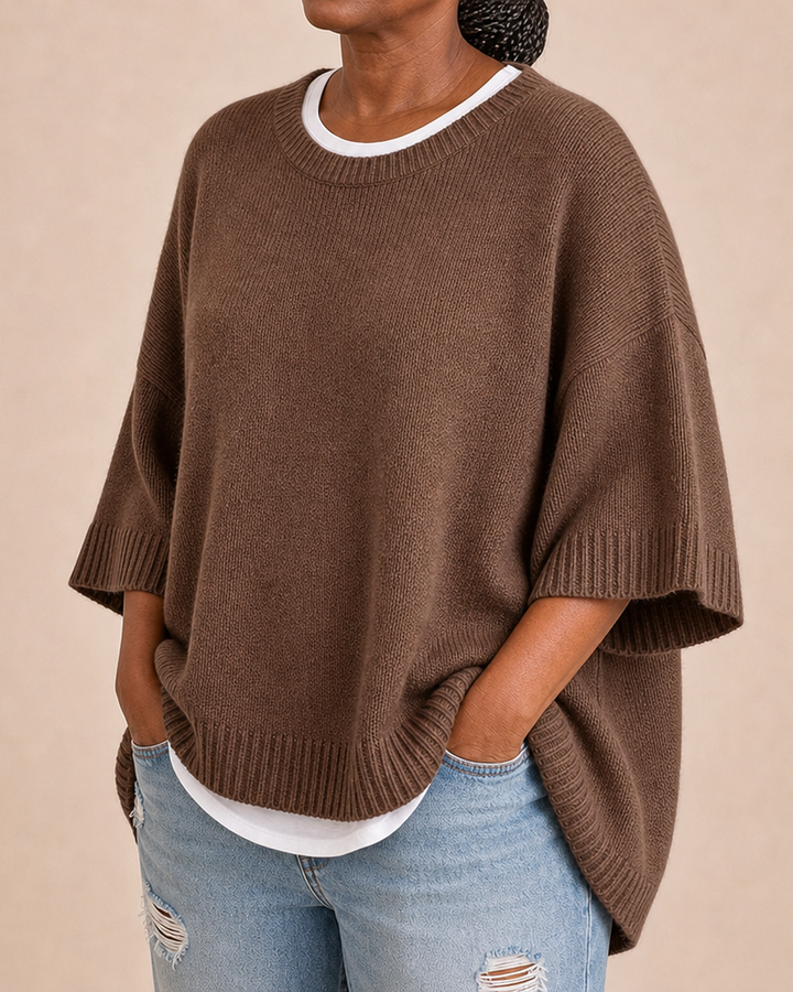Iva | Knitted Poncho