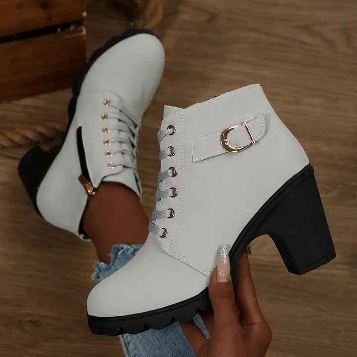 Jarra | Leather Ankle Boots
