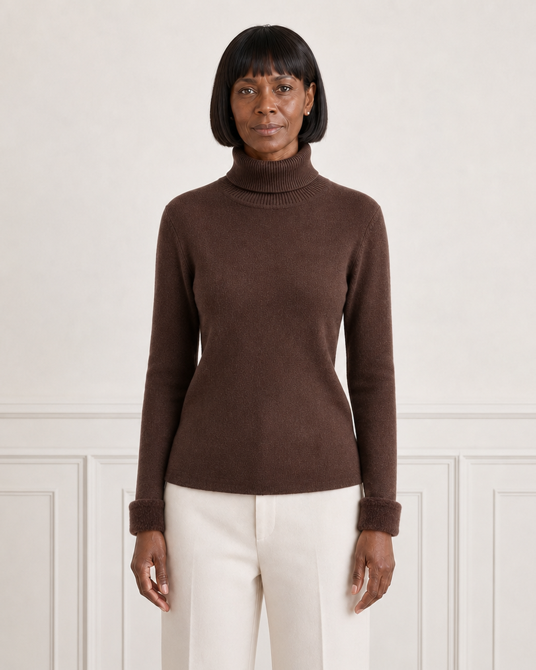 Minnie | Sweater With Turtle Neckline