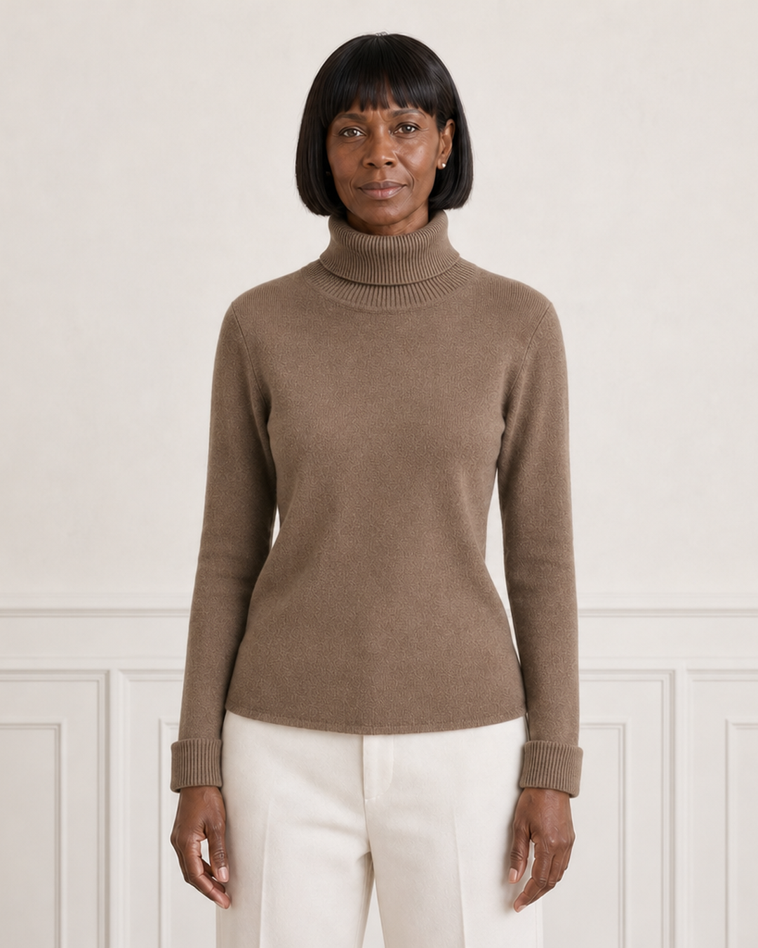 Sweater met turtle neckline
