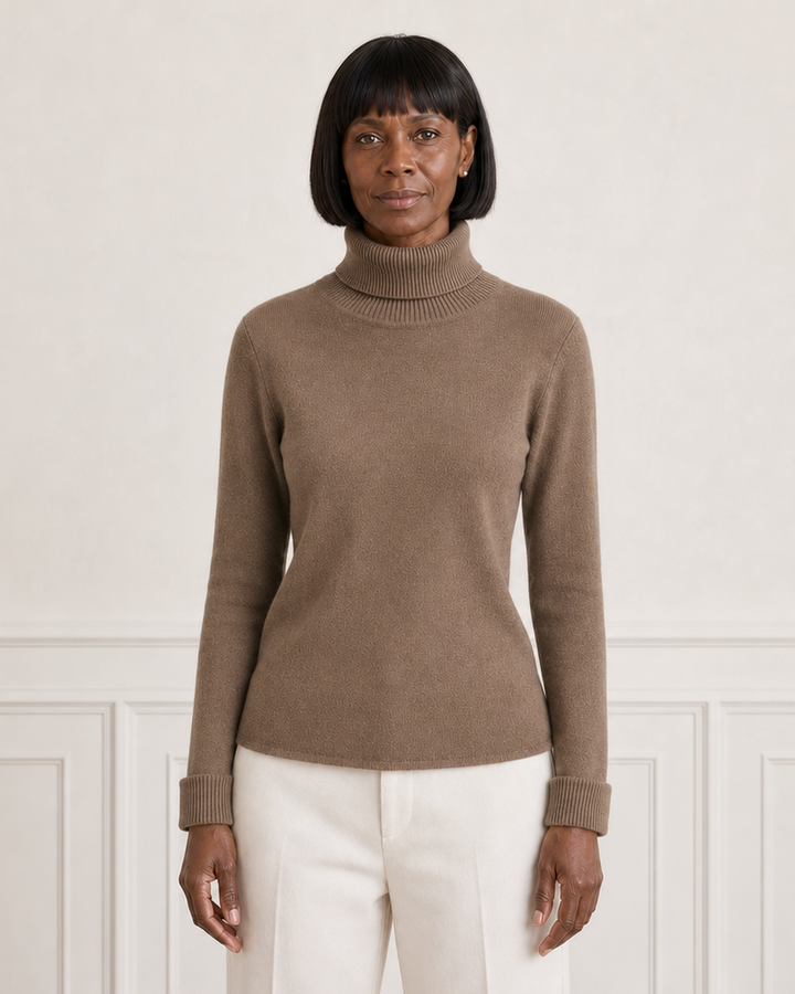 Sweater met turtle neckline